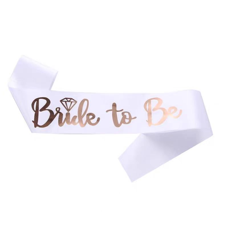 1Set Rose Gold Team Bride To B - Bride Tribe Sash ulasan dan harga