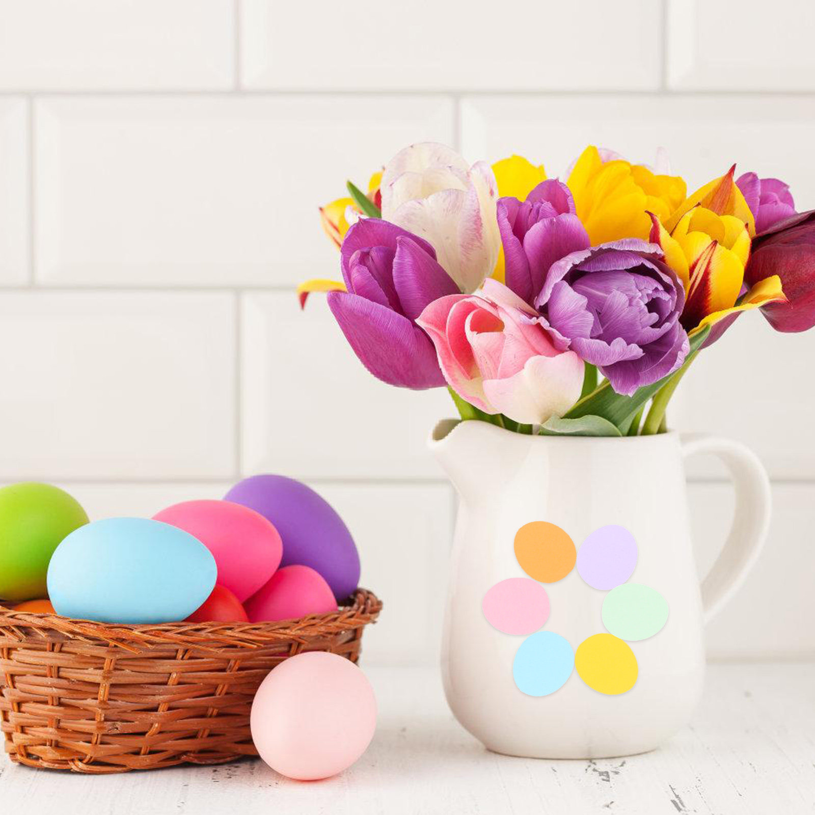 100Pcs Bunny Easter Confetti D - Papercraft Supply Invitation ulasan dan harga