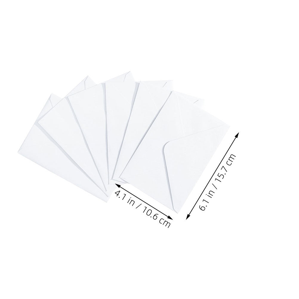 50pcs White B6 Self Sealing Ma - Wedding Envelopes ulasan dan harga