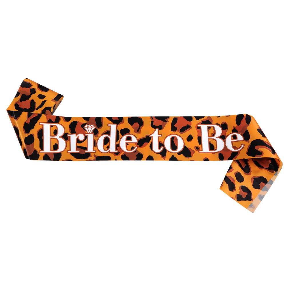 1 Piece Bride To Be Sash Leopa - Bride Tribe Sash ulasan dan harga