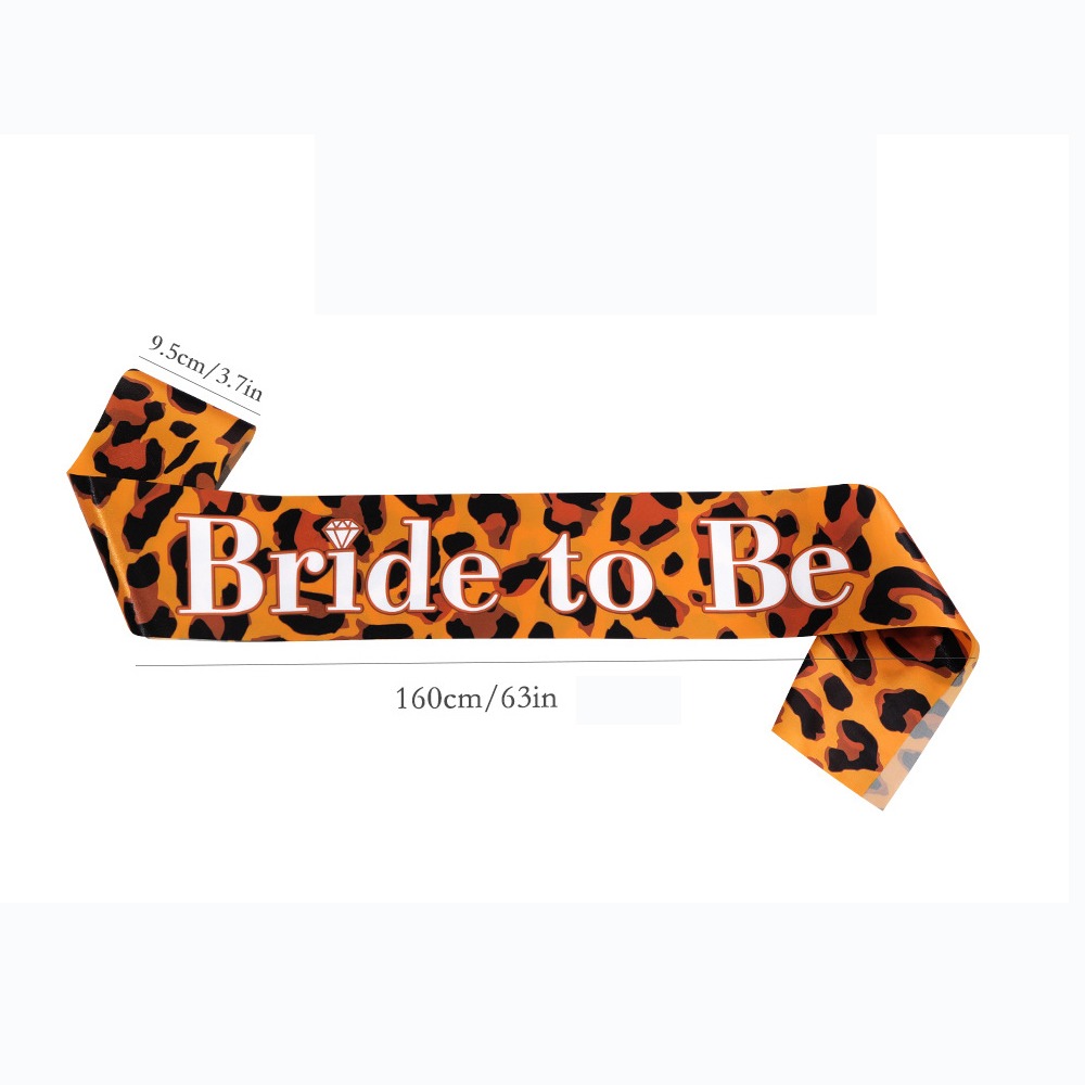 1 Piece Bride To Be Sash Leopa - Bride Tribe Sash ulasan dan harga