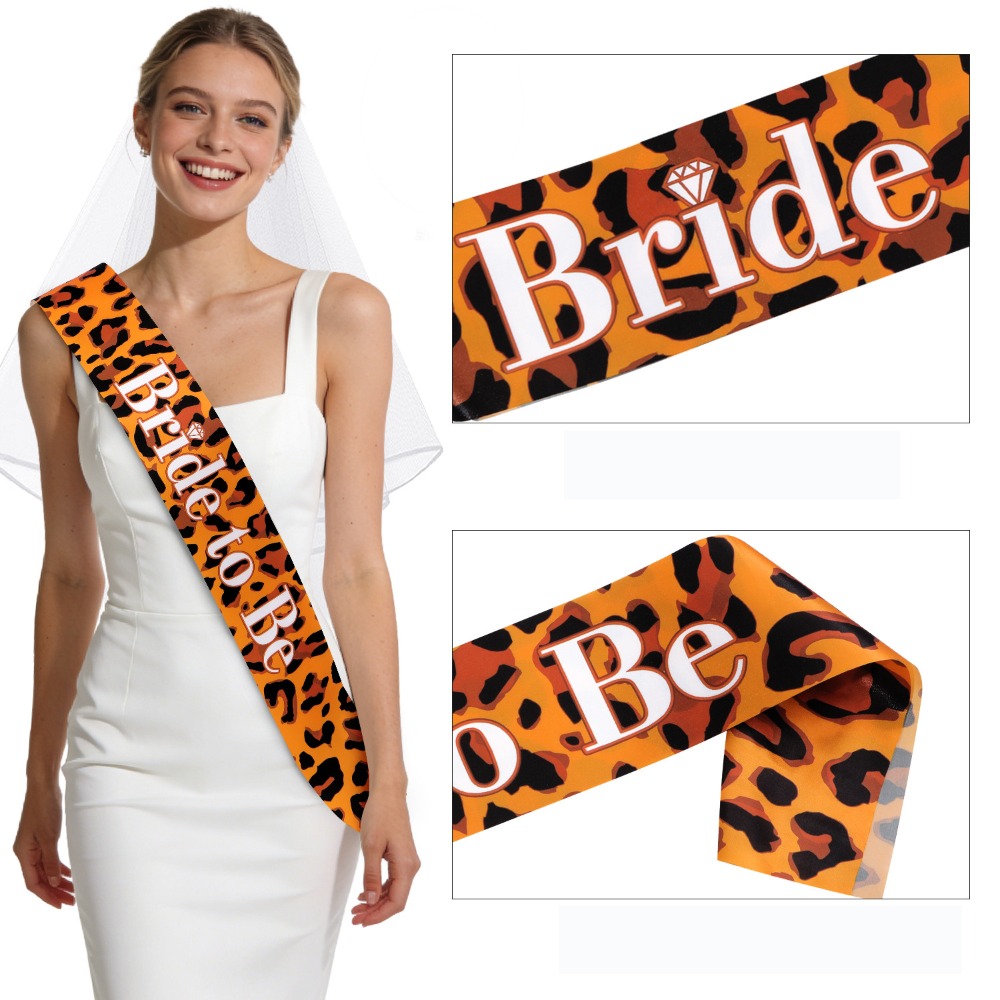 1 Piece Bride To Be Sash Leopa - Bride Tribe Sash ulasan dan harga