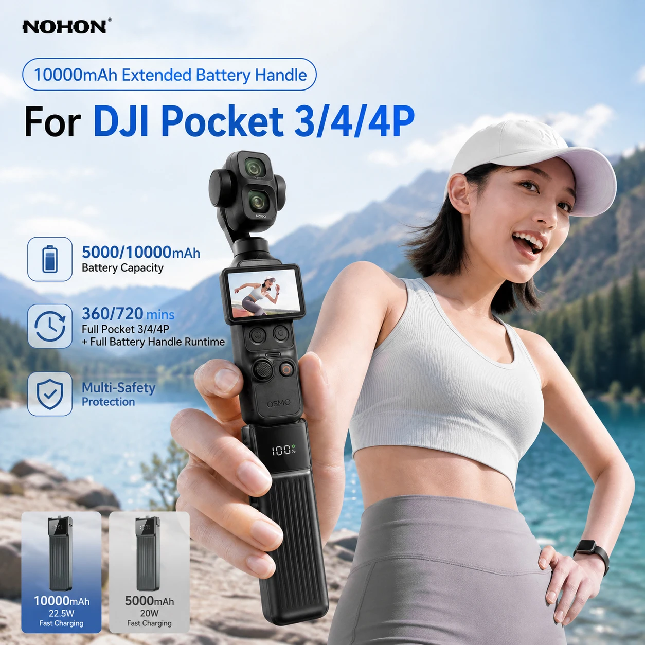 NOHON 5000mAh/10000mAh Battery - Wedding Power Supply ulasan dan harga